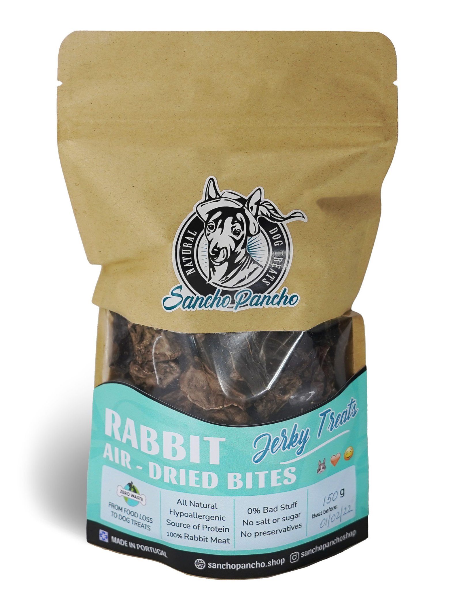 Rabbit Bites - Air-dried Natural Dog Treats
